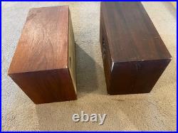 Rare Vintage Rectilinear Mini-III Bookshelf Speaker Pair (Early 1970s)