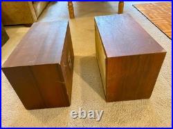 Rare Vintage Rectilinear Mini-III Bookshelf Speaker Pair (Early 1970s)