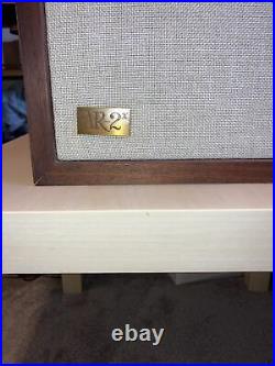 Rebuilt Acoustic Research AR-2x vintage bookshelf speakers Oiled Walnut PAIR