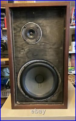 Rebuilt Acoustic Research AR-2x vintage bookshelf speakers Oiled Walnut PAIR
