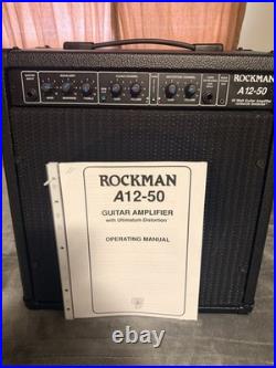 Rockman SR&D A12-50 Amp w built in Ultimatum Distortion Generator 2 of 2 #078