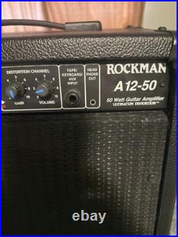 Rockman SR&D A12-50 Amp w built in Ultimatum Distortion Generator 2 of 2 #078