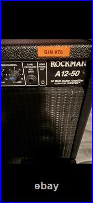 Rockman SR&D A12-50 Amp w built in Ultimatum Distortion Generator 2 of 2 #078