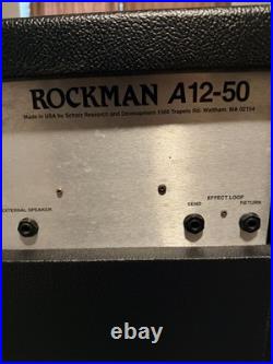 Rockman SR&D A12-50 with built in Ultimatum Distortion Generator 1 of 2 #072
