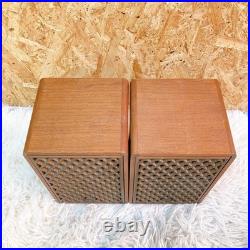 SANSUI SP-M1 Speaker Pair One Tweeter No Sound For Parts or Repair Bookshelf 50W