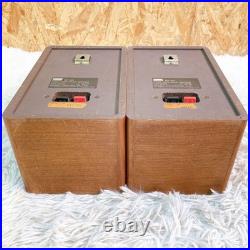 SANSUI SP-M1 Speaker Pair One Tweeter No Sound For Parts or Repair Bookshelf 50W