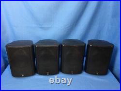 SET of 4 AR ACOUSTIC RESEARCH EDGE SPEAKERS with SWIVEL WALL MOUNTS