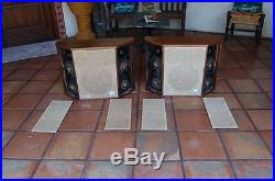 SUPER RARE Vintage ACOUSTIC RESEARCH AR LST Speaker MATCHING SET Serial #166/167