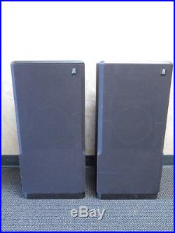 Set (2) Teledyne Acoustic Research Model AR93Q Floor Stereo Speakers
