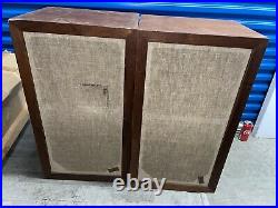 Set 2 Vintage Acoustic Research AR-3A AR3A Speakers For Parts or Repair UNTESTED