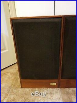 Set Of Vintage Rare Acoustic Research Ar 14 Speakers