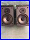 Set of 2 Acoustic Research AR-102 Speakers Liquid Cooled USA- 1 Good, 1 Damaged