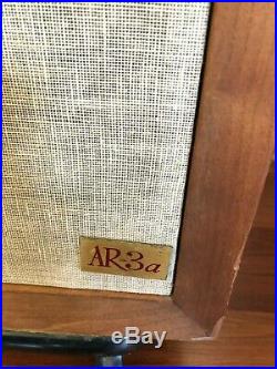 Single Acoustic Research AR-3a Loudspeakers