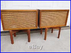 Speaker Stands Orginal Acoustic Research Vintage AR-1 2 3 3A 4 solid walnut 60s
