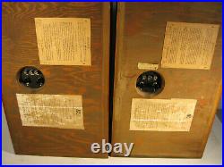 Spectacular Vintage AR 3 Speakers Cases Near Mint Serviced Original Paperwork