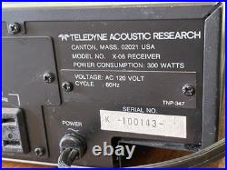 Stunning AR Acoustic Research X-06 Stereo Receiver #100143