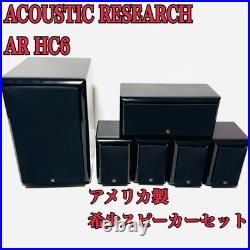 Super rare ACOUSTIC RESEARCH AR HC6 home theater speaker system Used Working Super rare ACOUSTIC RESEARCH AR HC6 home theater speaker system Used Working
