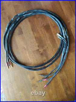 Synergistic Research Element Copper Speaker Cables 8ft Banana Ends