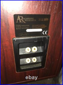 Tall Wooden Speakers Acoustic Research 312 Ho. 9.5/18/44 inches
