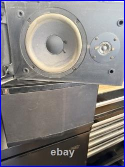 Teledyne AR Acoustic Research Rock Partner 2-Way Wedge/Corner Speakers Black