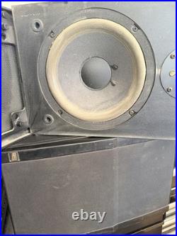 Teledyne AR Acoustic Research Rock Partner 2-Way Wedge/Corner Speakers Black