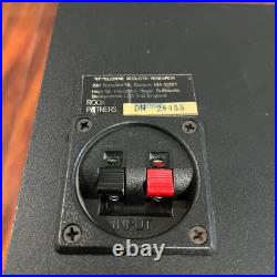 Teledyne AR Acoustic Research Rock Partner Book Shelf Speakers 8 Woofer NewFoam