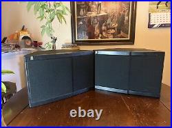 Teledyne AR Acoustic Research Rock Partner Retro Black Speakers. Tested