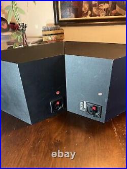 Teledyne AR Acoustic Research Rock Partner Retro Black Speakers. Tested