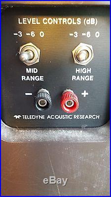 Teledyne Acoustic Research AR91 Wood Cabinet Speakers Mint See Photos, Specs