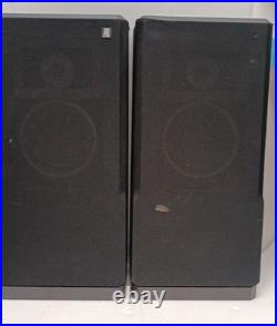 Teledyne Acoustic Research AR93Q Speakers Pair Working cabinets bad shape AS IS