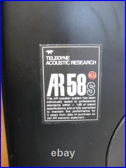 Teledyne Acoustic Research AR 58s Standing Floor Speakers AS-IS (Los Angeles)
