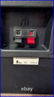 Teledyne Acoustic Research AR-8 Speakers Pair-Tested Working Excellent Condition