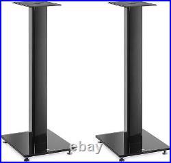 Triangle S02 Stands Pair (Black) with Cable Routing, for Borea Bookshelf Speakers
