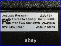 Two (2) New Acoustic Research AW-871 Replacement Speakers No Power Cords