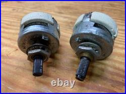 Two AR3 Acoustic Research Speaker Potentiometer Pair OLD STYLE SPRING