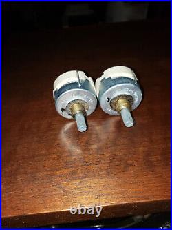 Two AR3a Acoustic Research Speaker Potentiometer. Pair OLD STYLE SPRING