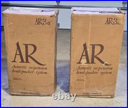 Two Acoustic Research AR3a Speakers in need of Restoration Sold As Is Two Acoustic Research AR3a Speakers in need of Restoration Sold As Is