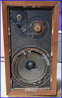 Two Acoustic Research AR3a Speakers in need of Restoration Sold As Is Two Acoustic Research AR3a Speakers in need of Restoration Sold As Is