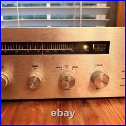 UNTESTED AR Model W Vintage Stereo Receiver Acoustic Research POWERS ON