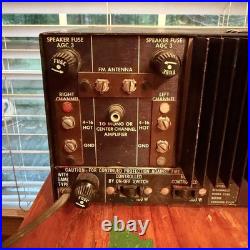 UNTESTED AR Model W Vintage Stereo Receiver Acoustic Research POWERS ON