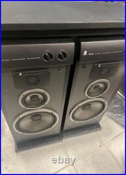 UNTESTED Acoustic Research AR SRT-260 3 Way Speakers