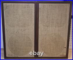 Used Vintage Acoustic Research Model AR-2AX Stereo Speakers Pair USA Need Foam