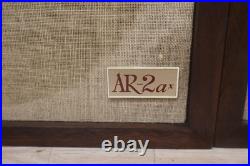 Used Vintage Acoustic Research Model AR-2AX Stereo Speakers Pair USA Need Foam