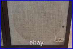 Used Vintage Acoustic Research Model AR-2AX Stereo Speakers Pair USA Need Foam