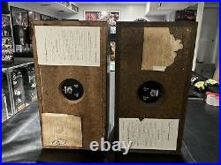 VINTAGE ACOUSTIC RESEARCH AR-4X Walnut Bookshelf Speakers Pair W Sound Demo