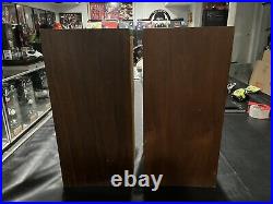 VINTAGE ACOUSTIC RESEARCH AR-4X Walnut Bookshelf Speakers Pair W Sound Demo