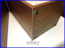 VINTAGE ACOUSTIC RESEARCH AR 4 2-way Tube Amp Stereo Speakers CLEAN