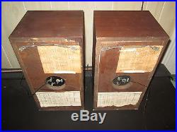 Vintage Pair Of Ar Inc. Acoustic Research Ar-4 Stereo Speakers Audiophile Work
