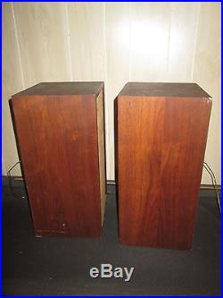 Vintage Pair Of Ar Inc. Acoustic Research Ar-4 Stereo Speakers Audiophile Work