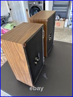 VINTAGE TELEDYNE AR-18 BOOK SHELF SPEAKERS Teledyne Acoustic Research UNTESTED